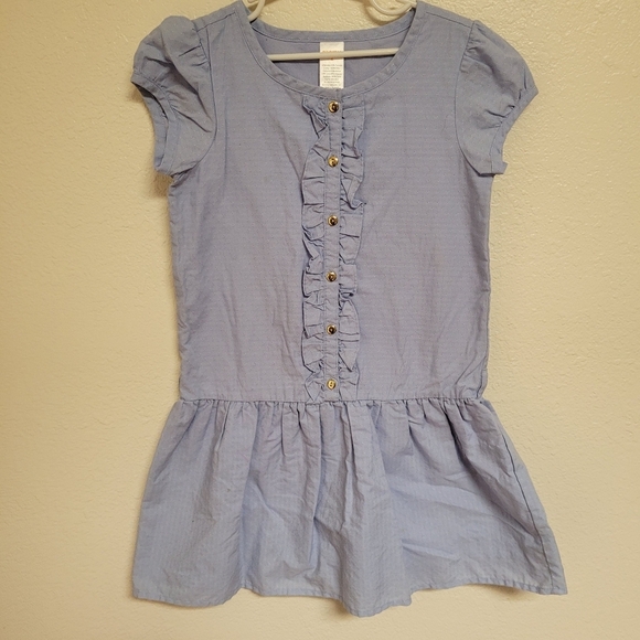 Gymboree Blue Button Up Dress - Picture 1 of 4